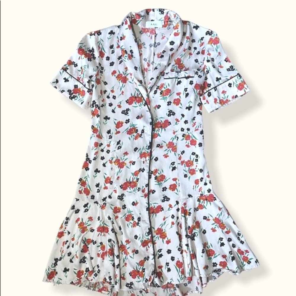 A.L.C Floral silk dress